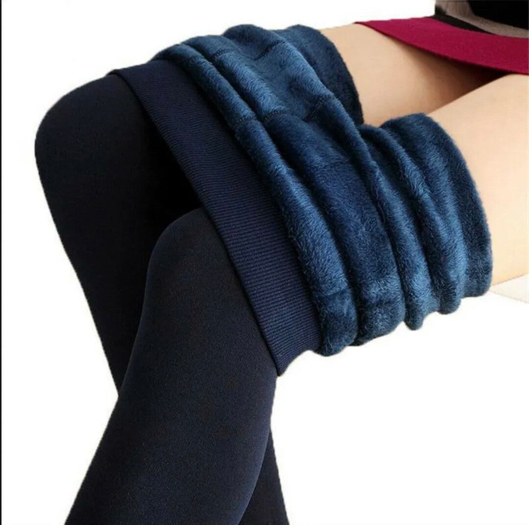 Ladies Winter Thermal High Waist Legging Women Warm Tight Thick Fur Fleece Line