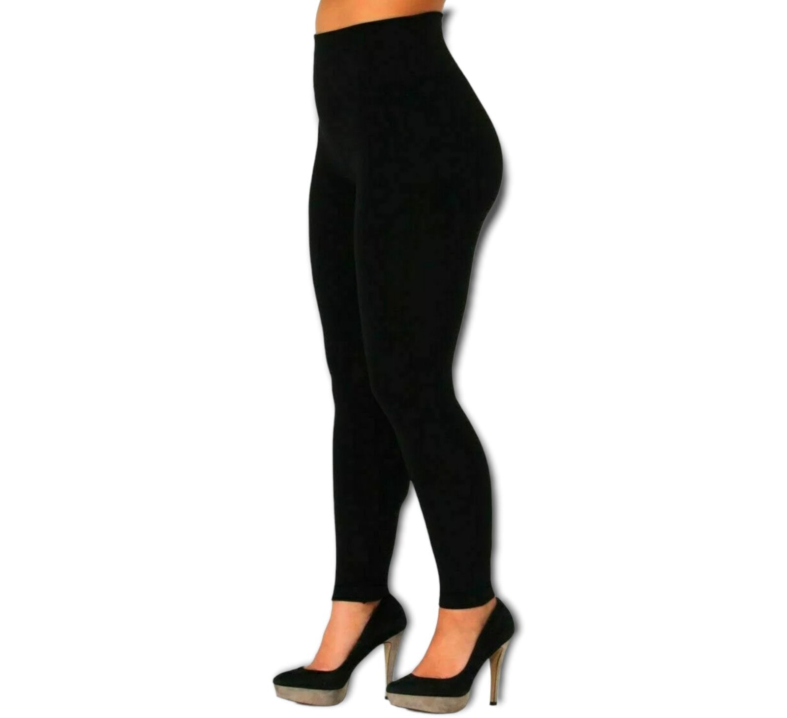 Ladies Winter Thermal High Waist Legging Women Warm Tight Thick Fur Fleece Line