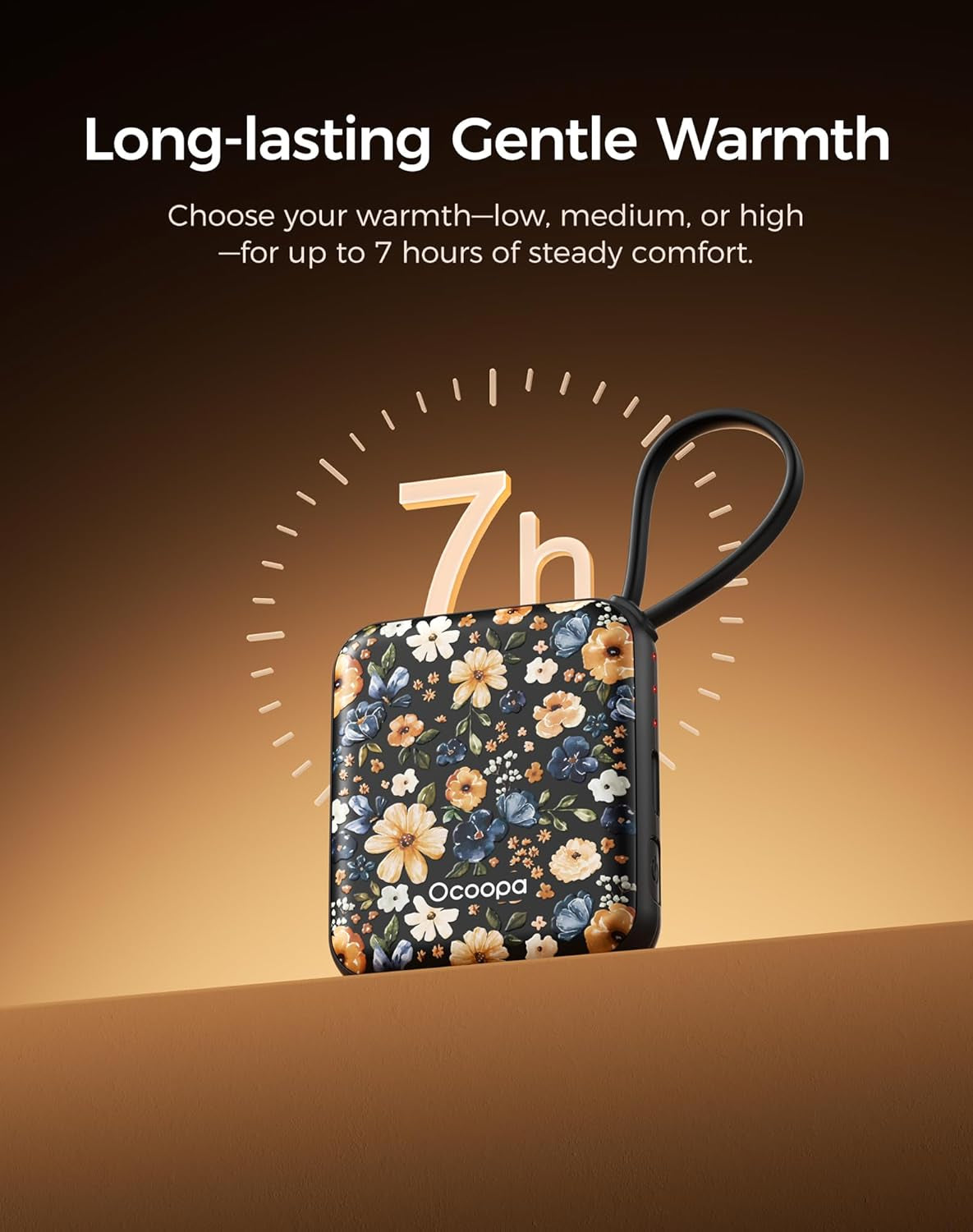 Hand Warmers Rechargeable 2 Pack, 7Hrs*2 Long Heat, 0.6" Ultra Slim Fits Pocket Gloves, 3 Heat Levels, UL Certified Electric Handwarmer, Gifts for Christmas,Winter Essential,Ut5 Nano