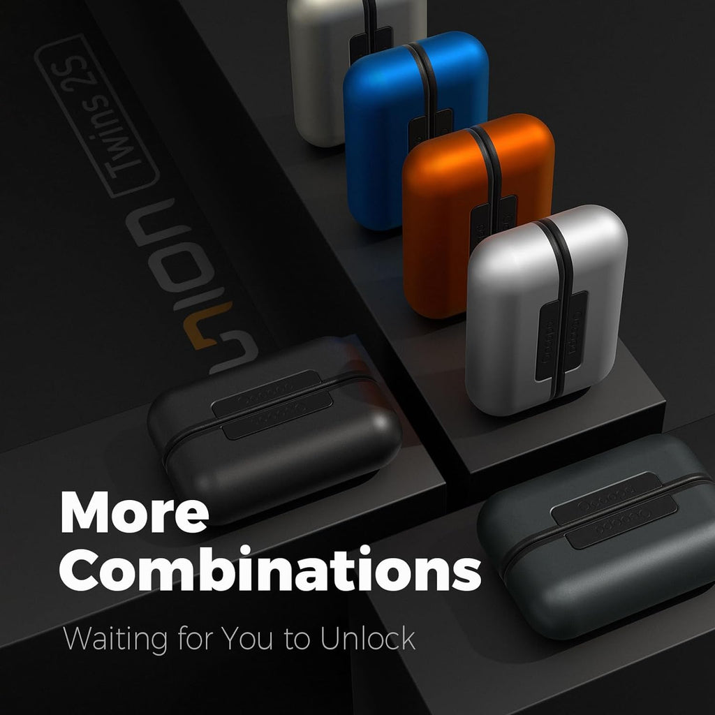 UT2S Magnetic Hand Warmers Rechargeable 2 Pack, 5000Mah×2 Electric Handwarmer, 4 Heat Settings (100–137°F), 2S Fast Heating, USB-C Power Bank, Gifts for Gaming & Outdoor