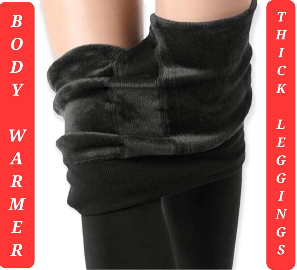 Ladies Winter Thermal High Waist Legging Women Warm Tight Thick Fur Fleece Line