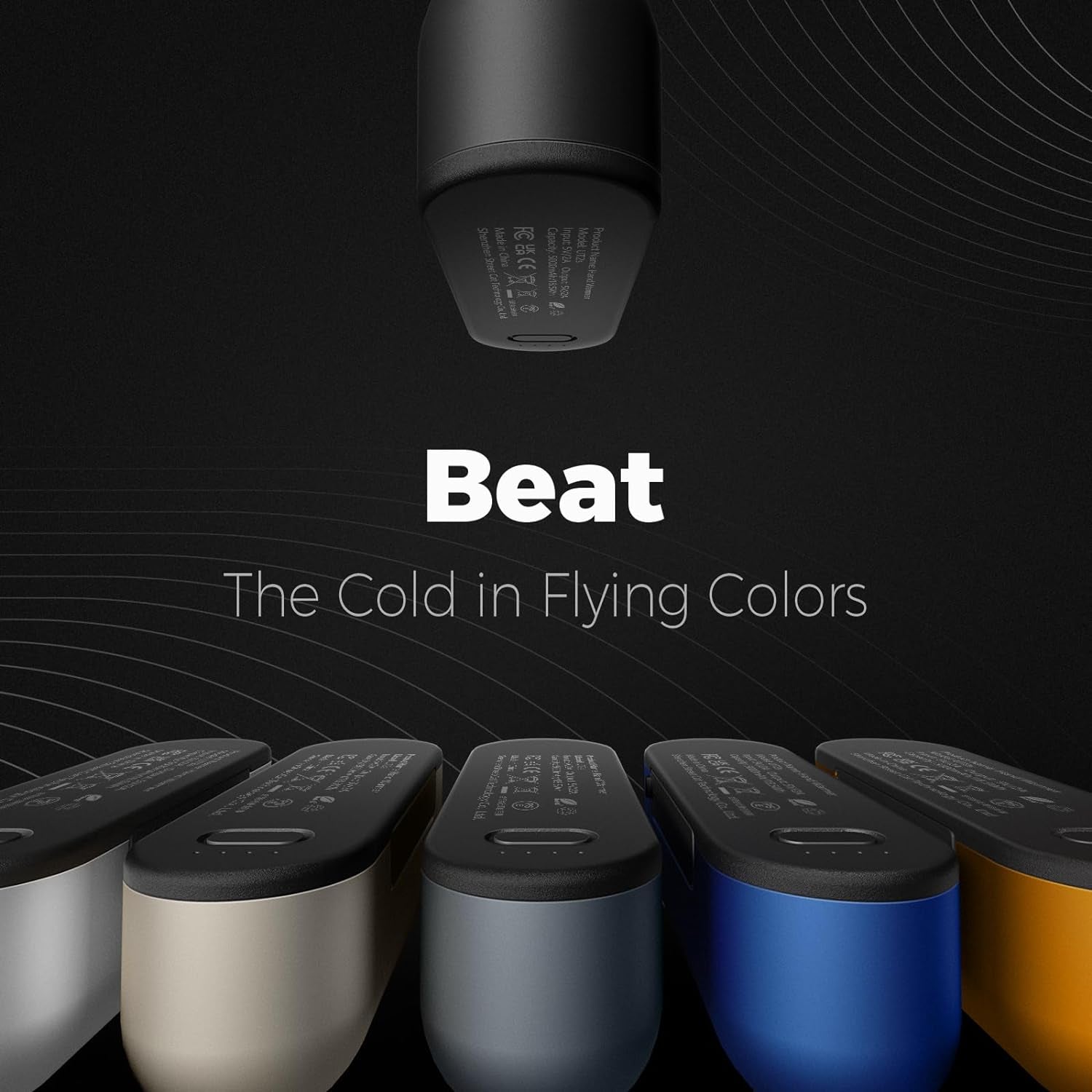 UT2S Magnetic Hand Warmers Rechargeable 2 Pack, 5000Mah×2 Electric Handwarmer, 4 Heat Settings (100–137°F), 2S Fast Heating, USB-C Power Bank, Gifts for Gaming & Outdoor