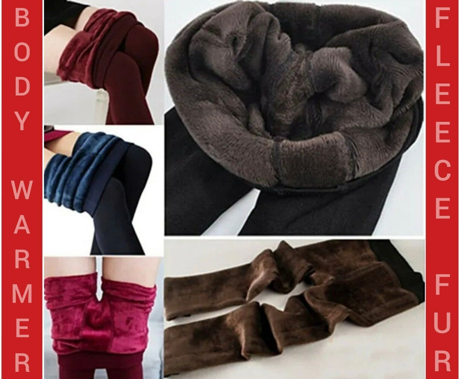 Ladies Winter Thermal High Waist Legging Women Warm Tight Thick Fur Fleece Line