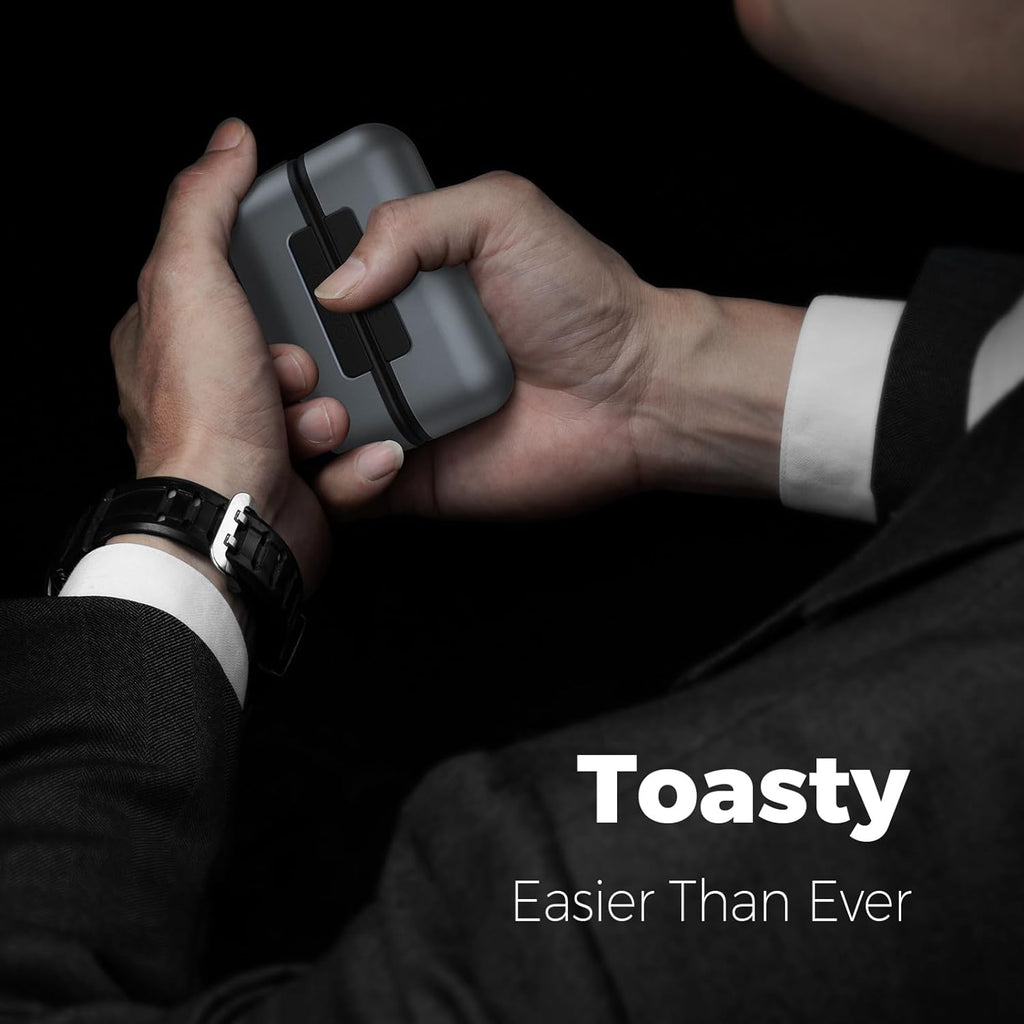 UT2S Magnetic Hand Warmers Rechargeable 2 Pack, 5000Mah×2 Electric Handwarmer, 4 Heat Settings (100–137°F), 2S Fast Heating, USB-C Power Bank, Gifts for Gaming & Outdoor