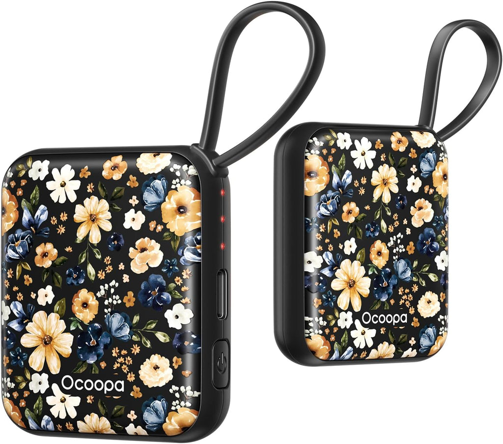 Hand Warmers Rechargeable 2 Pack, 7Hrs*2 Long Heat, 0.6" Ultra Slim Fits Pocket Gloves, 3 Heat Levels, UL Certified Electric Handwarmer, Gifts for Christmas,Winter Essential,Ut5 Nano