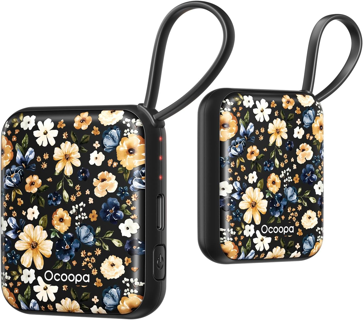 Hand Warmers Rechargeable 2 Pack, 7Hrs*2 Long Heat, 0.6" Ultra Slim Fits Pocket Gloves, 3 Heat Levels, UL Certified Electric Handwarmer, Gifts for Christmas,Winter Essential,Ut5 Nano