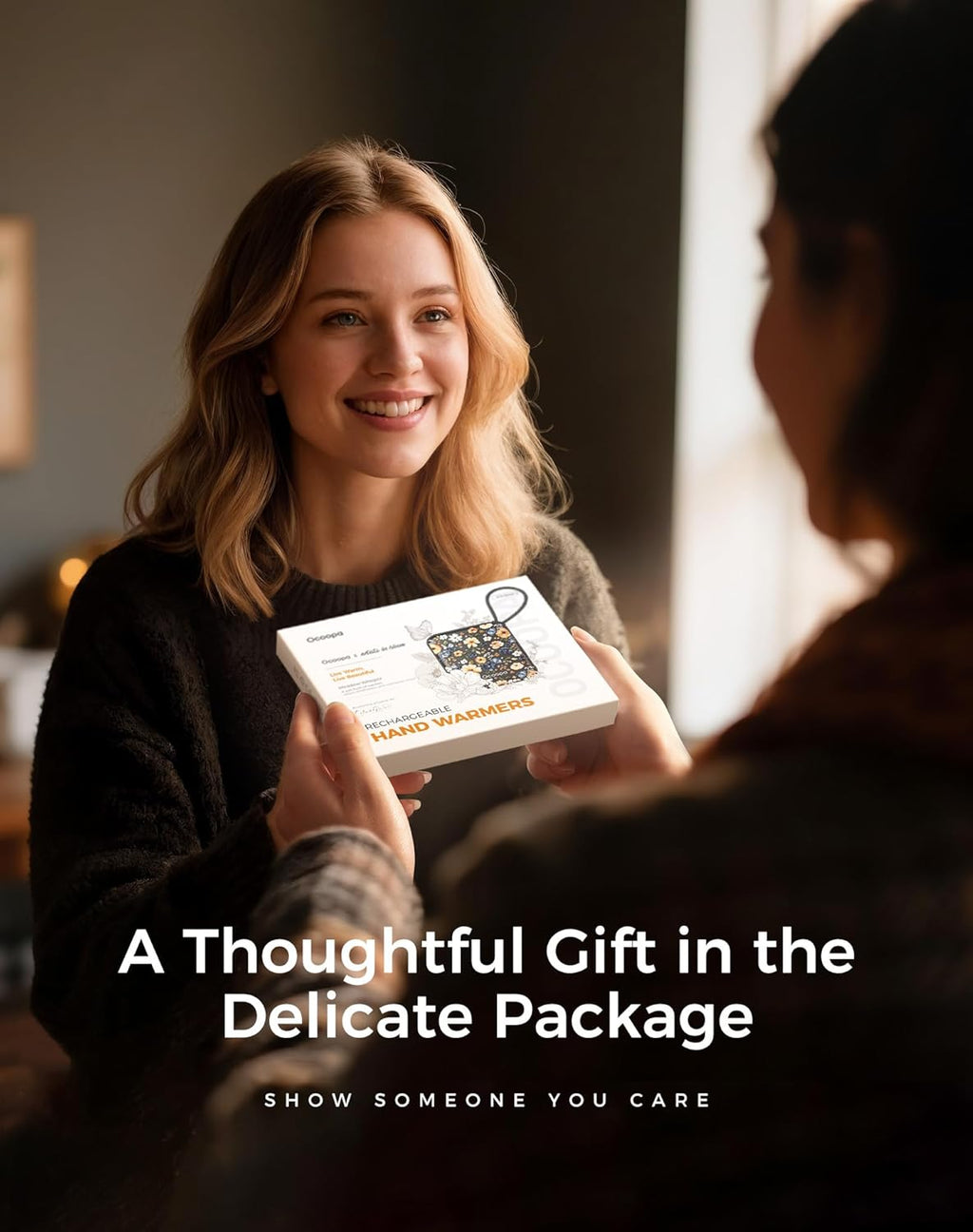 Hand Warmers Rechargeable 2 Pack, 7Hrs*2 Long Heat, 0.6" Ultra Slim Fits Pocket Gloves, 3 Heat Levels, UL Certified Electric Handwarmer, Gifts for Christmas,Winter Essential,Ut5 Nano